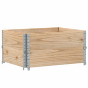 Fioriera | Cassetta per fiori | Vaso da Giardino 80x60 cm in Legno Massello di Pino