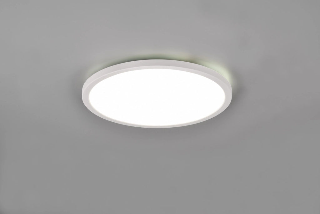 Plafoniera LED AUREO RL 29cm 18W con telecomando bianca
