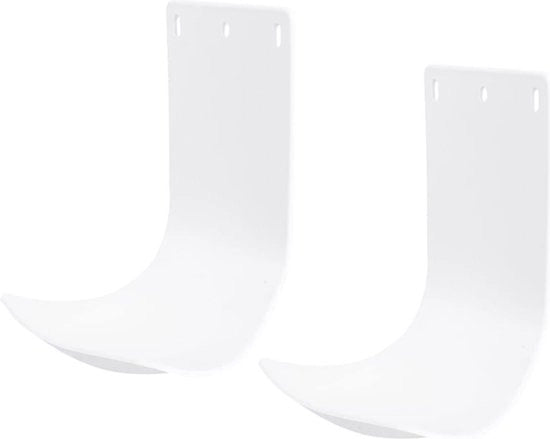 Due 2 pezzi di sostenitori per asciugamani da bagno da appendere per scuole, bagni e cucine in ABS per installazione su parete con contenitore per acqua.