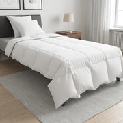 Set di piumoni 140 x 220 cm No Cotone, Bambù, Poliestere Bianco 3432237