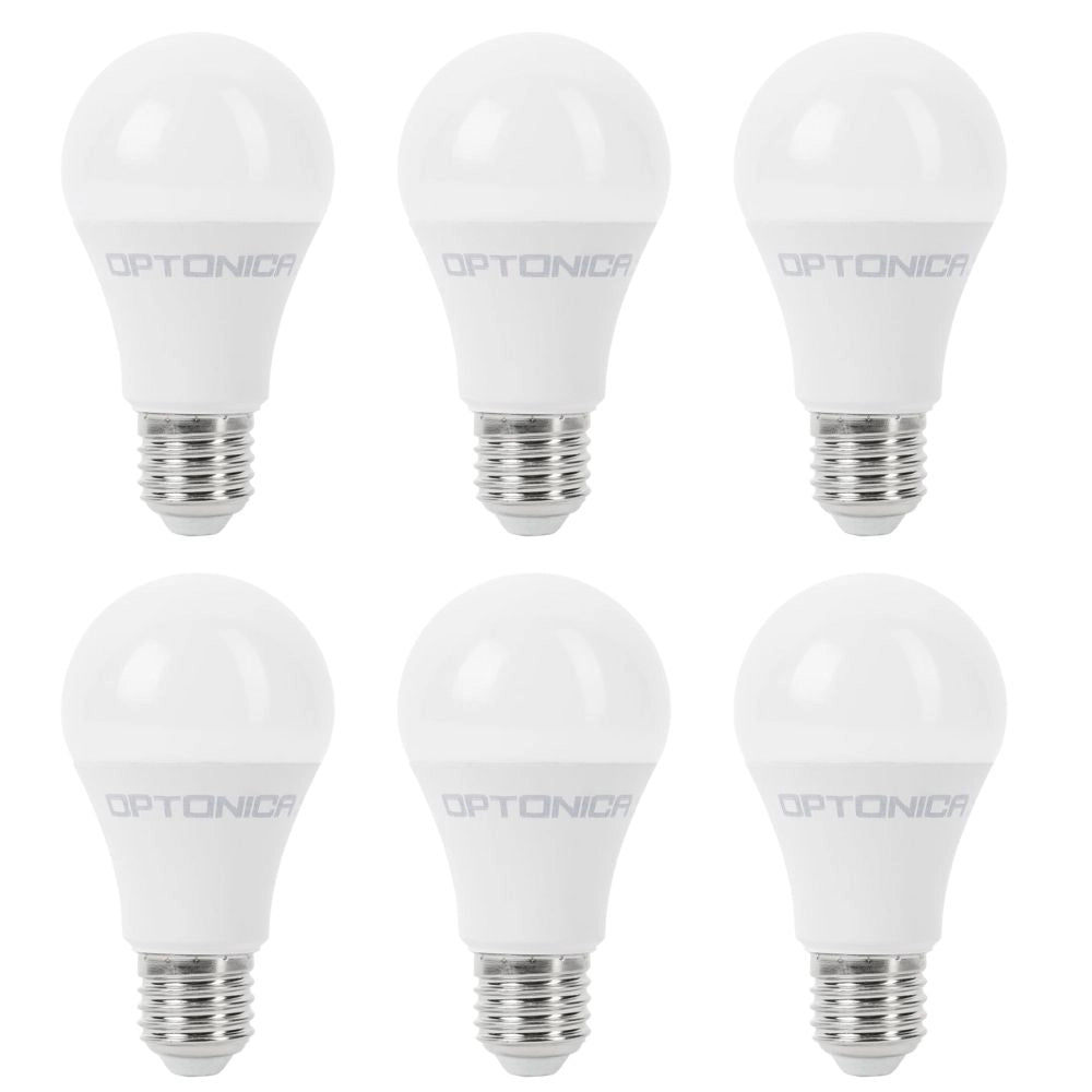 Lampadina led goccia 6 pezzi e27 8,5 watt 4000k risparmio energetico luce naturale