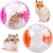 Palla da ginnastica per hamster giocattolo palla a rotazione (2 pezzi)