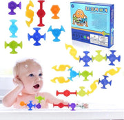 Set di dardi succhiatore per bambini con 48 pezzi - giocattolo per bambini con silicone per succhiare per bambini da 3 a 8 anni - giocattolo da costruire con blocchi per bambini