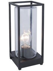 Lampada da tavolo esterna FLAIR vetro nero Lutec 6588801012