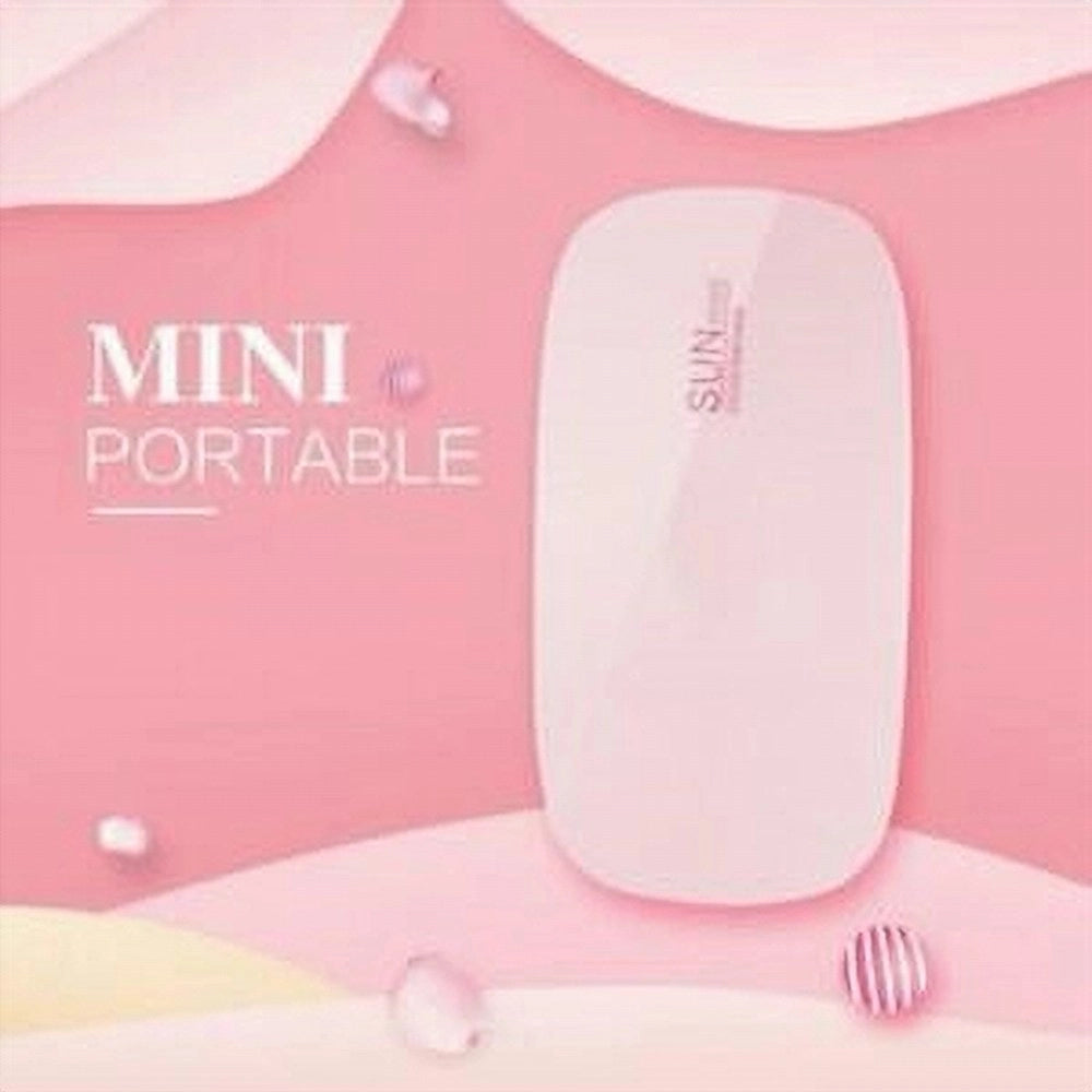 Trade Shop - Mini Lampada Uv Led Fornetto Ricostruzione Unghie Per Gel Unghie Mini Portatile -