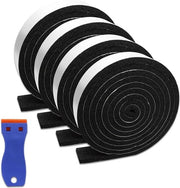 Tappetino Afttissivo a 5 Rulli con Adesivo Self-Lavabile - Adatto per Superfici Ceramiche - Lunghezza 2 m - Larghezza 0.28'' - Diametro 0.08'' - Incluso Utensile di Spazzolatura