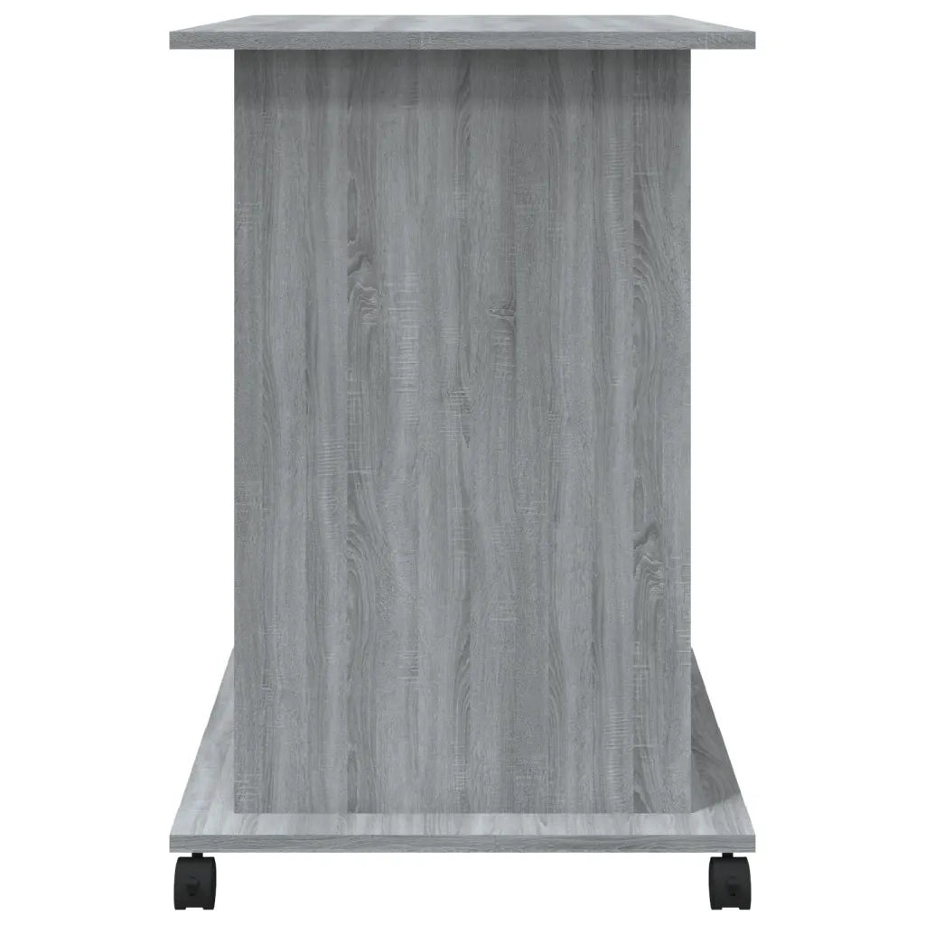 Scrivania | Tavolo da Ufficio Computer Grigio Sonoma 80x50x75 cm Legno Multistrato