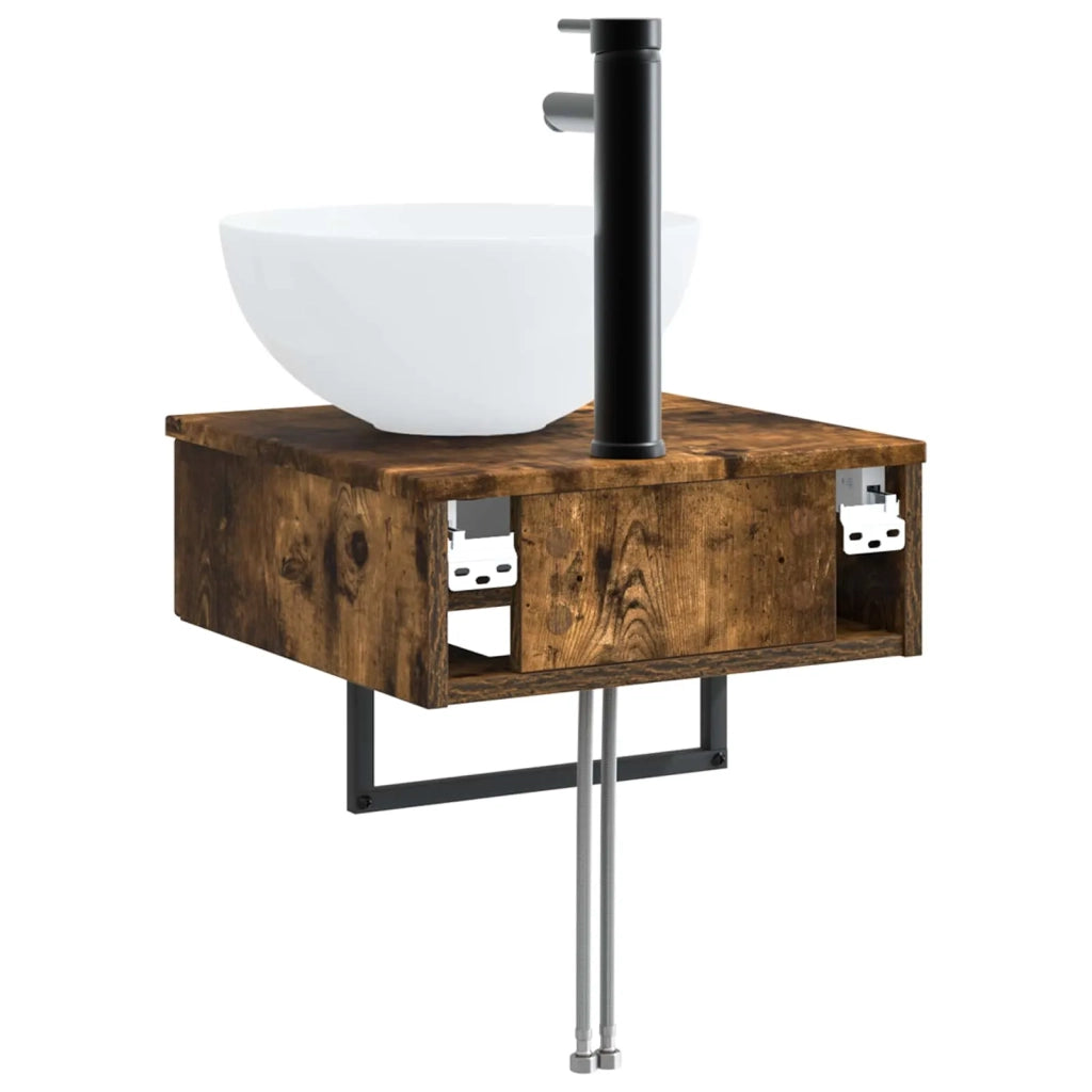 Lavabo da Parete Rovere Fumo 40 x 41 x 40,5 cm CFW2316784