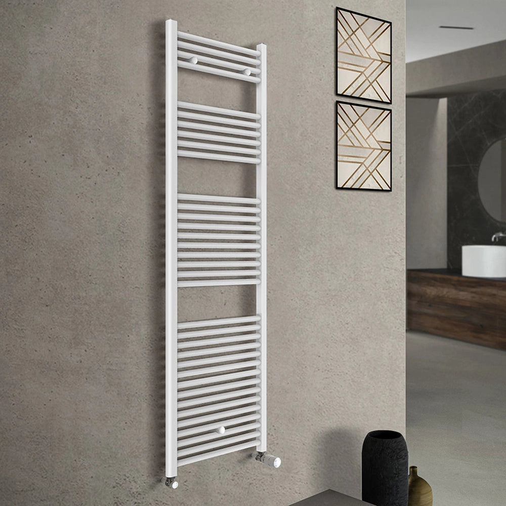Termoarredo scaldasalviette 450x1703 bianco con interasse 40 cm Sanremo
