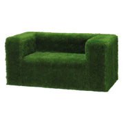 Divano GREEN rivestito con erba sintetica, 2 posti