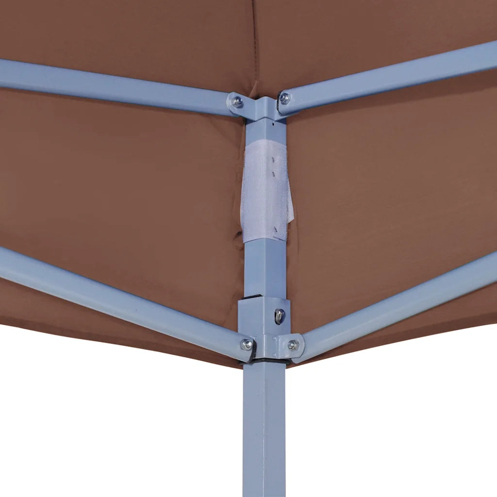 Tetto per Tendone per Feste 2x2 m Marrone 270 g/m2 CFW1863004