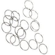 Trade Shop - Set 3pz. Piercing Orecchini Naso 1cm Cerchietto Argento 925 Sterling Orecchino -