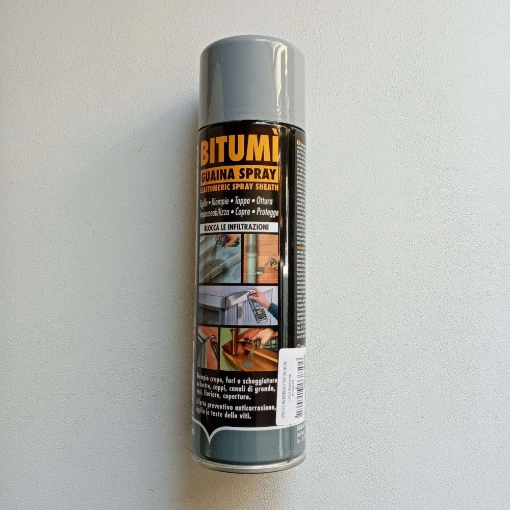 Saratoga bitumi' 500ml guaina grigia impermeabilizzante sigillante spray