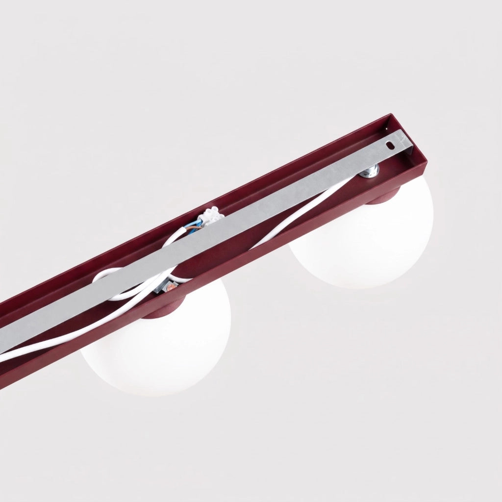 Plafoniera YOLI 6 bordeaux