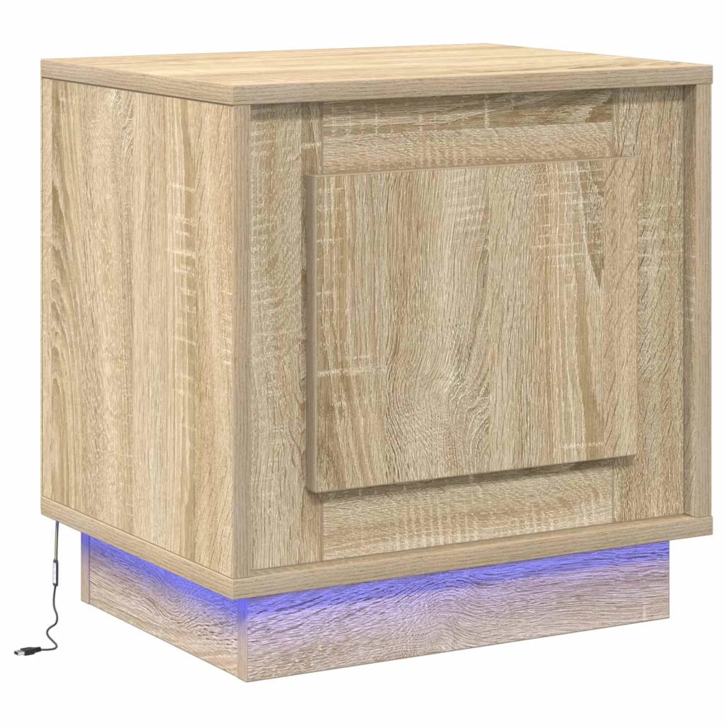 Comodino | Armadio da Notte | Mobiletto da notte Rovere Sonoma 44 x 34,5 x 45 cm