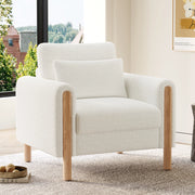POLTRONA lounge 87x83x88,5 cm in Teddy bianco