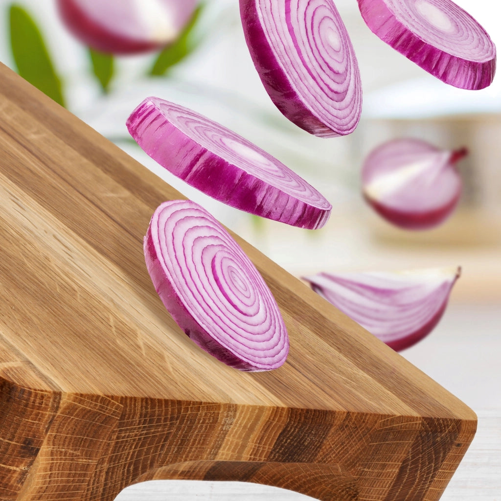 Tagliere da cucina in legno KADAX 40x25 cm per servire, in rovere, blocco grande