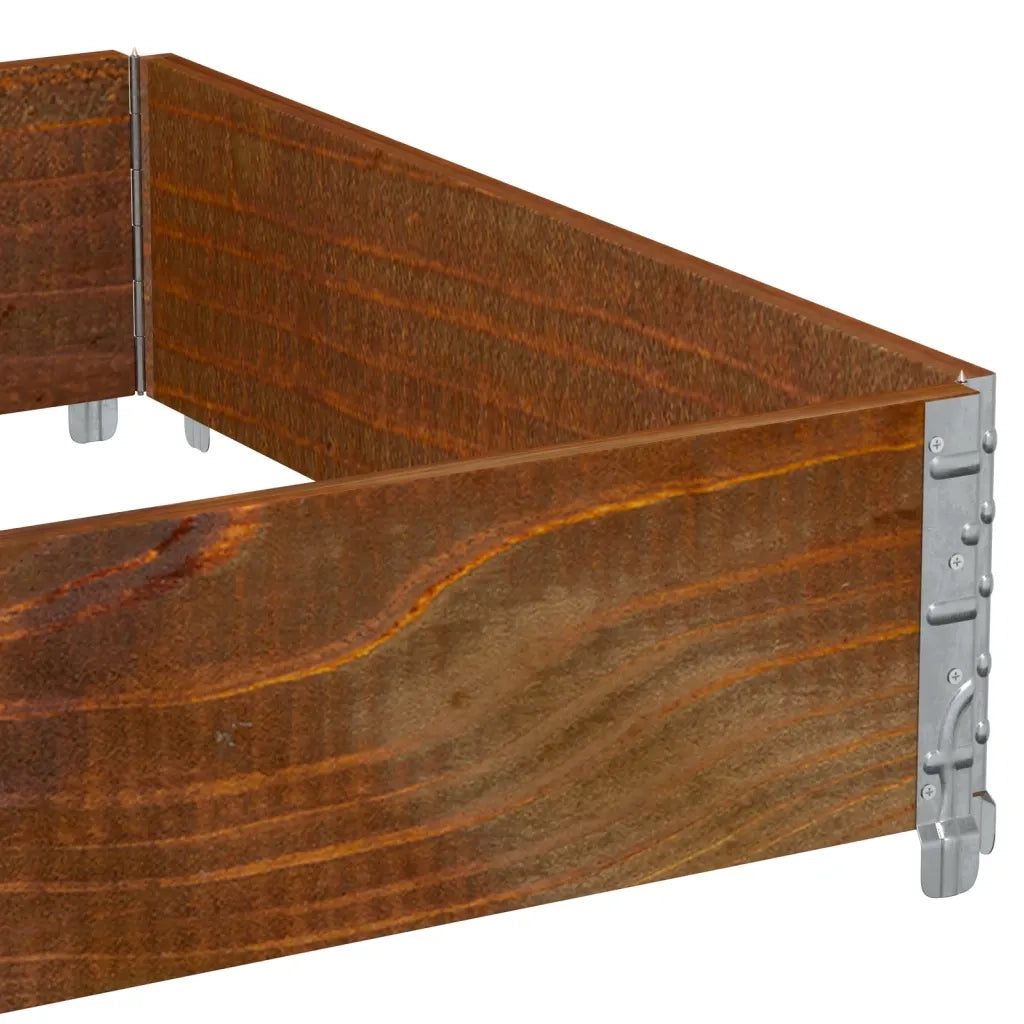 Paretale per Pallet Marrone 120x80cm in Legno Massello di Pino 4010274