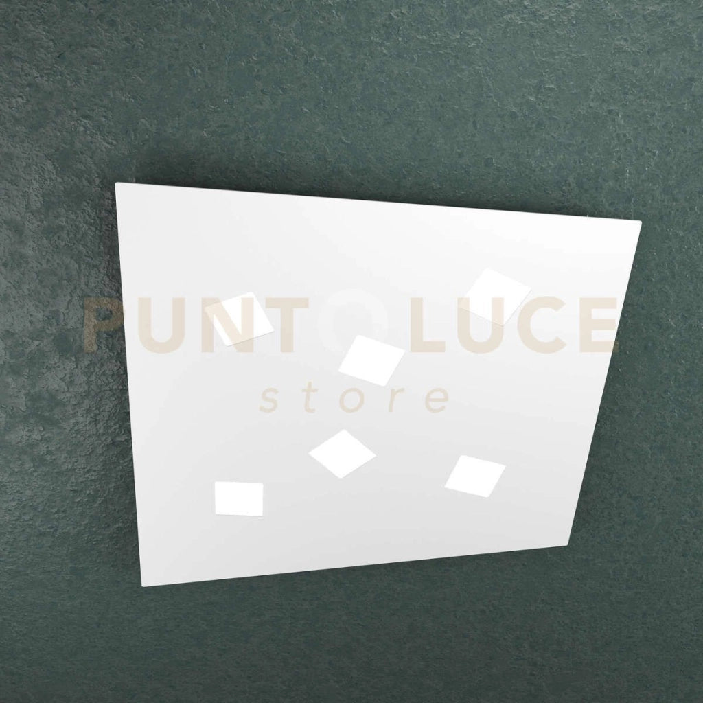 NOTE APPLIQUE PLAFONIERA 6 LUCI ATTACCO GX53 BIANCO