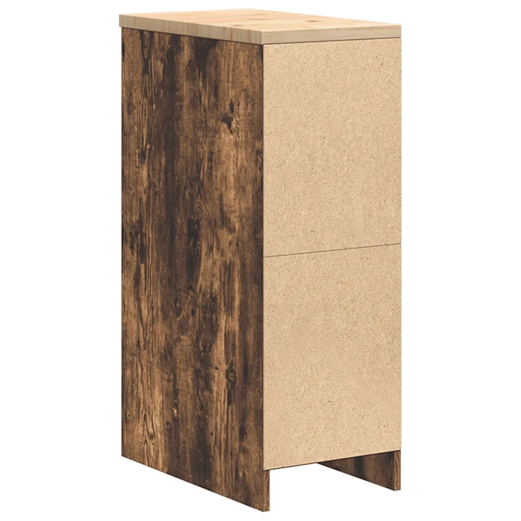 Armadietto da Garage in Rovere Affumicato 30x51x85 cm CFW1629741