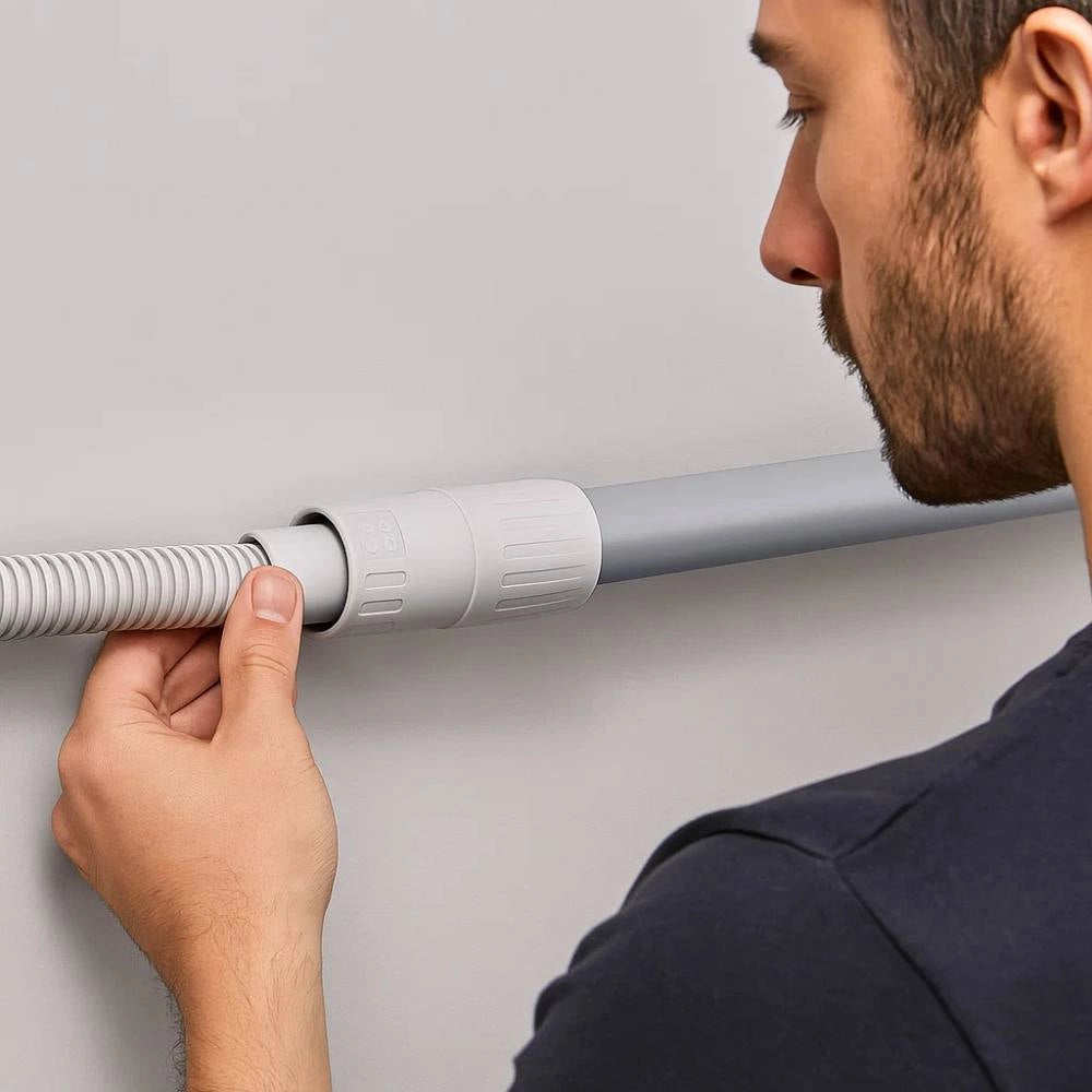 Raccordo dritto faeg ip65 per tubo guaina elettrica in tecnopolimero *** diametro 25 millimetri, confezione 1