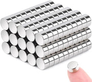 80 pezzi di forti magneti 8x2 mm, magneti neodymium extra forti, magneti mini per lavagne magnetiche, piccoli forti magneti rotondi, forti magneti per frigorifero, lavagna bianca, calendario, ufficio