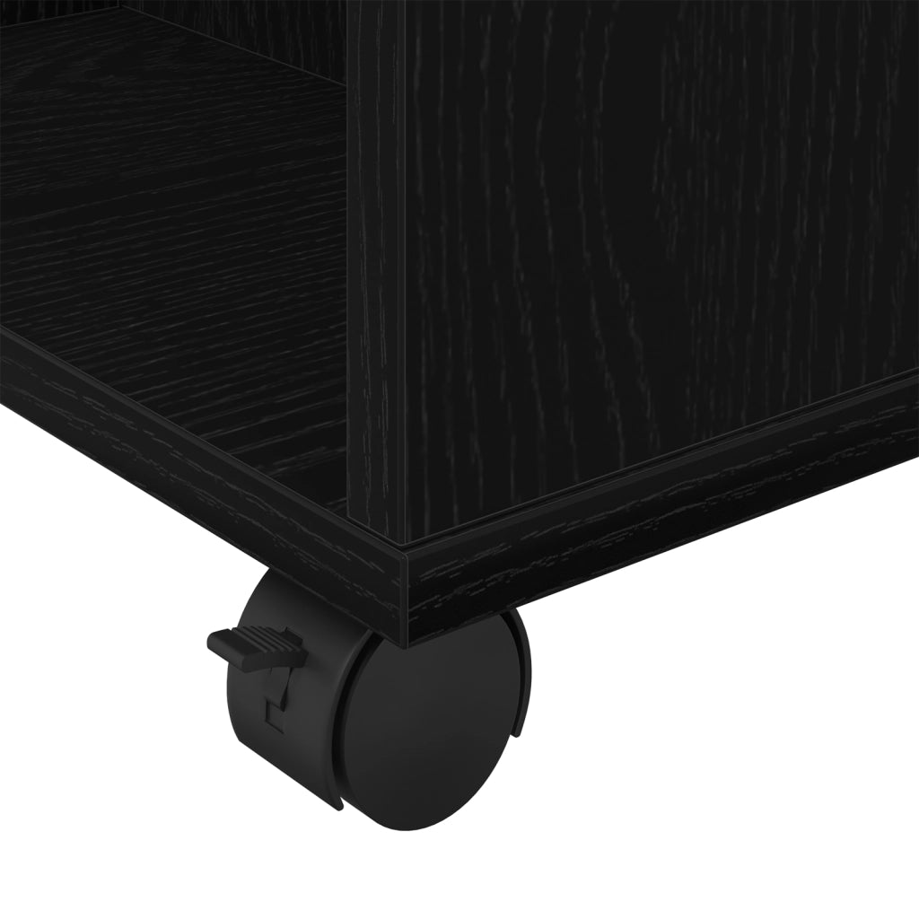 Armadio di Stoccaggio  Rovere Nero 60x53x72,5 cm Legno Ingegnerizzato