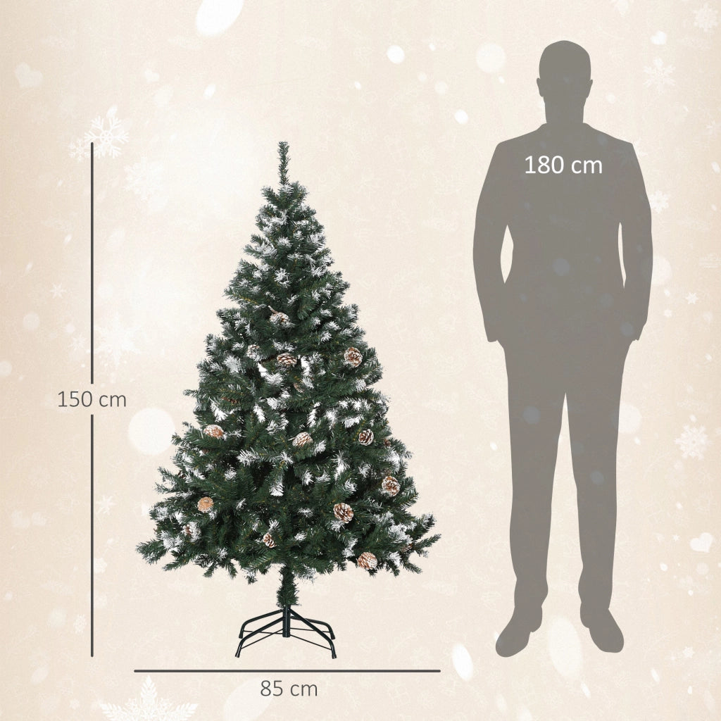 Albero di Natale Artificiale ¨C zephmum ¨C Effetto Neve, 180 cm