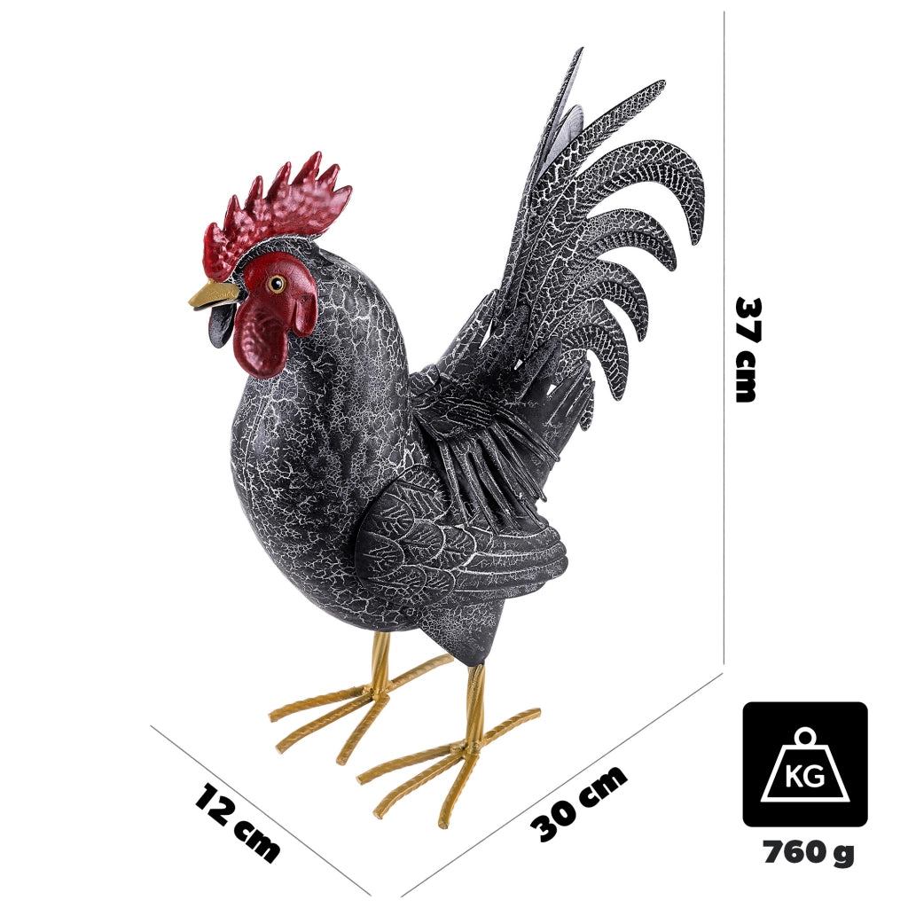 KADAX Stalowa figura ogrodowa kogut QX24339 K16046
