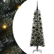 Albero di Natale | Decorazioni natalizie artificiale con 150 LED Verde 120 cm