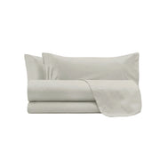 Set Lenzuola Matrimoniale Sopra Sotto e 2 Federe Linea Water Washed Sabbia