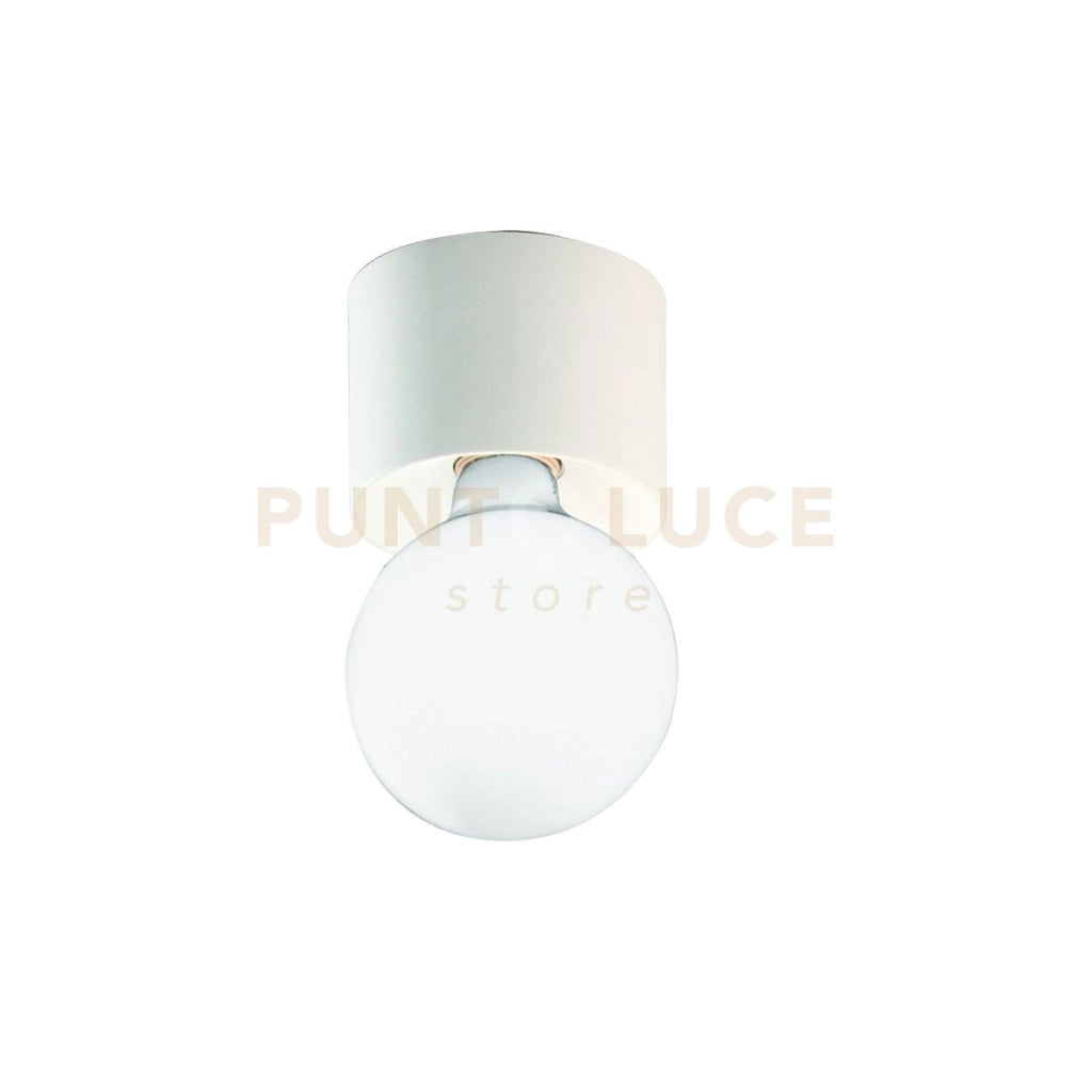 PLAFONIERA BOW 1 LUCE ATTACCO E27 BIANCO  LAMPADINA NON INCLUSA