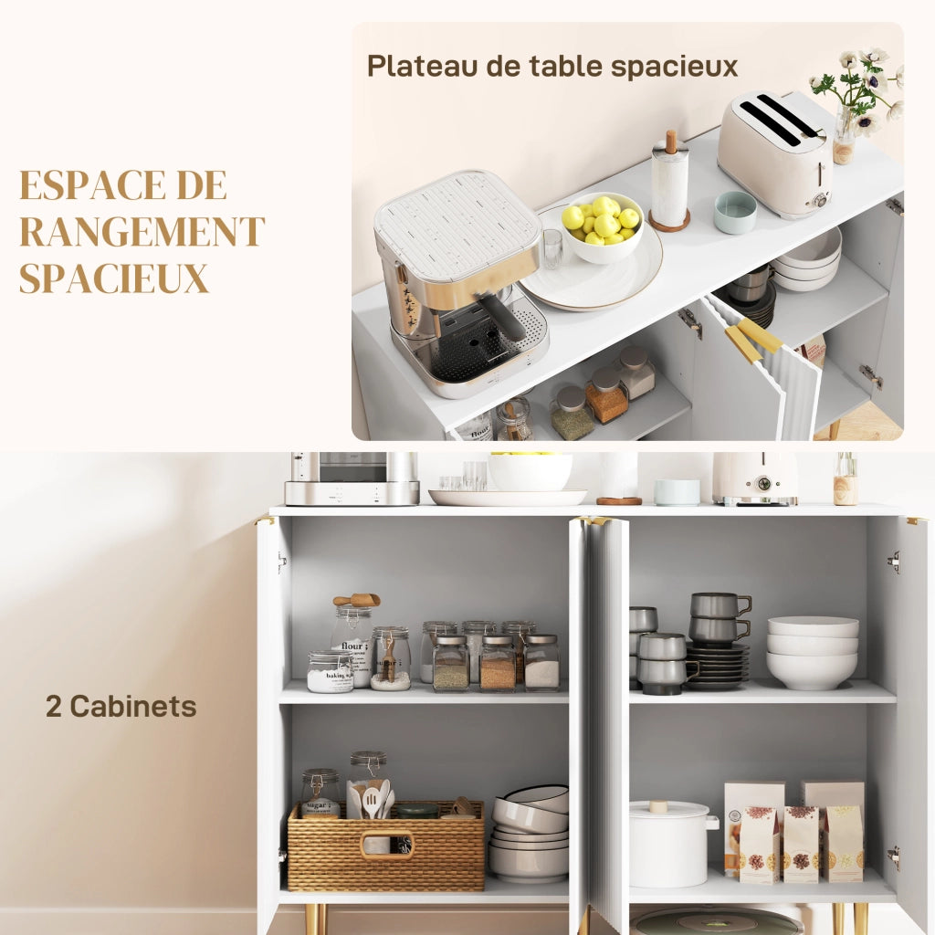 Armadio da cucina ¨C zephmum ¨C bianco 120x40x90 cm