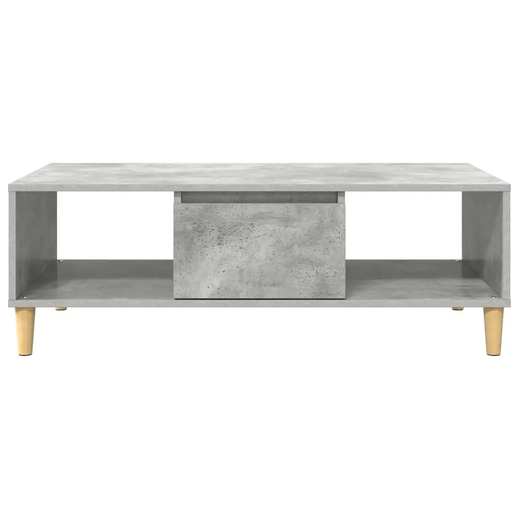 Tavolino da salotto Grigio cemento 102 x 55 x 35 cm 876192