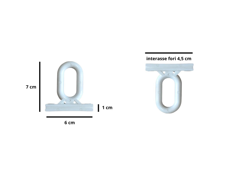 Occhiolo per Tende da Sole Anello Ricambio Tende a Caduta Occhiello Vari Colori