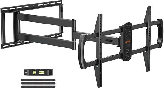 Supporto per TV con braccio estensibile di 1027 mm per schermi da 42 a 90 pollici fino a 68 kg, braccio rotativo 1 m 100 cm 1000 mm, supporto inclinabile per TV, massimo VESA 800 x 400 mm, EV3029