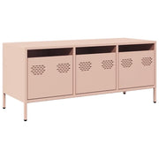 Mobile TV | Armadietto TV | Mobile Porta TV Rosa 101,5x39x43,5 cm in Acciaio Laminato a Freddo