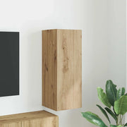 Mobile TV da parete-Mobile TV a Muro-Credenza TV Rovere Artigianale 30 x 31 x 80 cm