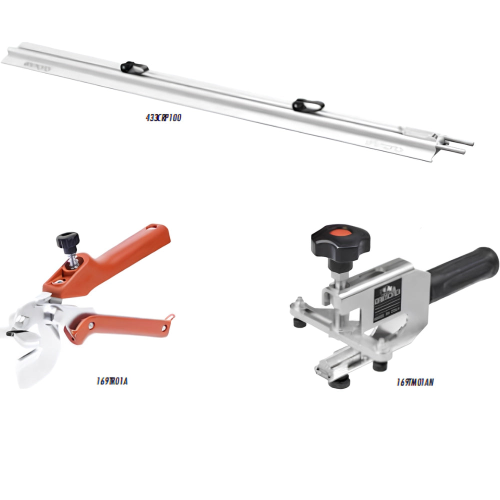 Pinza troncatrice alluminio lastre spessore fino 6mm presa ergonomica