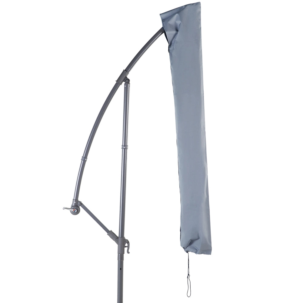 Copertura impermeabile per Ombrellone Tessuto Spalmato PVC Grigio 203 cm