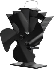 Ventilatore per Piccole Stufe a Legna - 4 Pale - Azionato da Calore - Ventilatore per Stufe a Legna Ecowatch