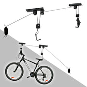 Supporto per sollevamento biciclette 20 kg portabiciclette garage soffitto 16_0002853