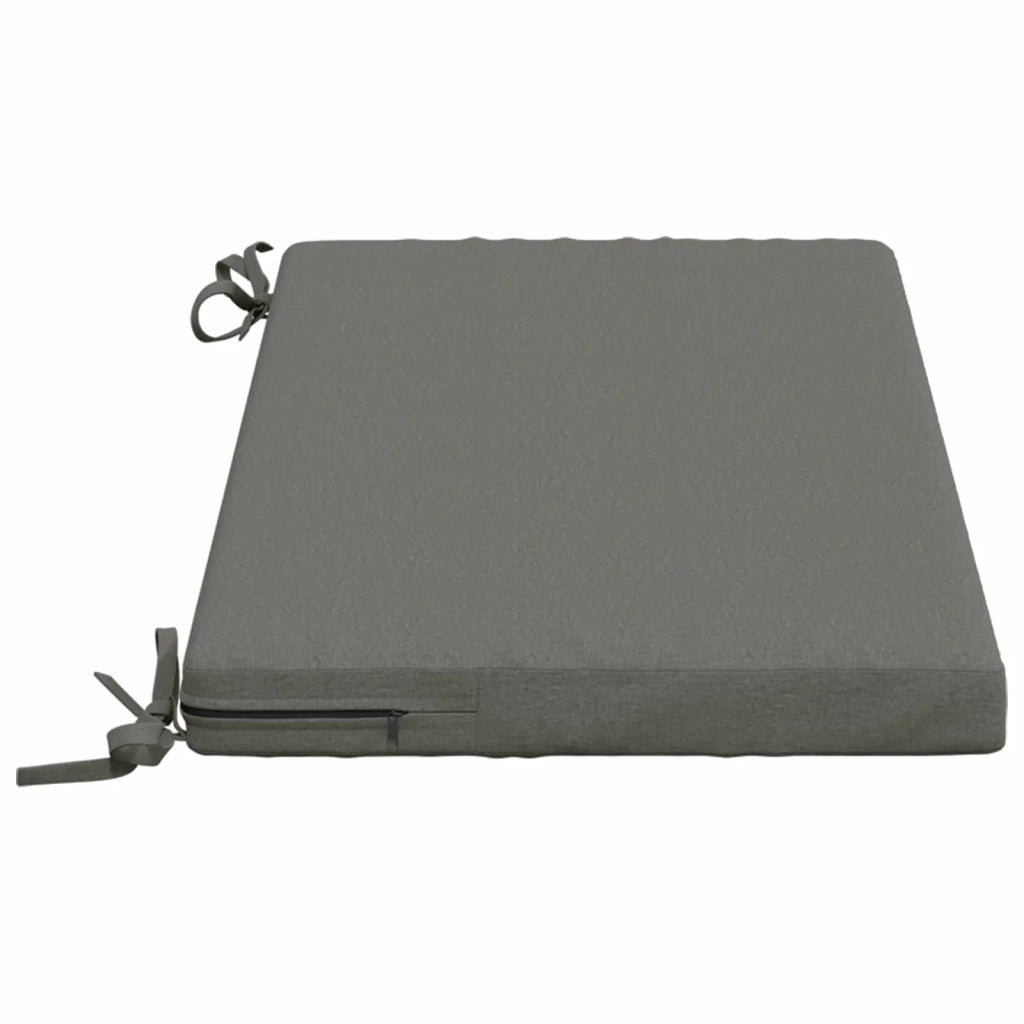 Cuscini per Panchina SOEST 2 pz 100% Poliestere Grigio 948695