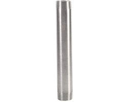 Connettore per tubi in acciaio inossidabile 304 - 200mm - fuoribordo - viti a doppia vite - resistente alla corrosione - per connettere tubi esterni