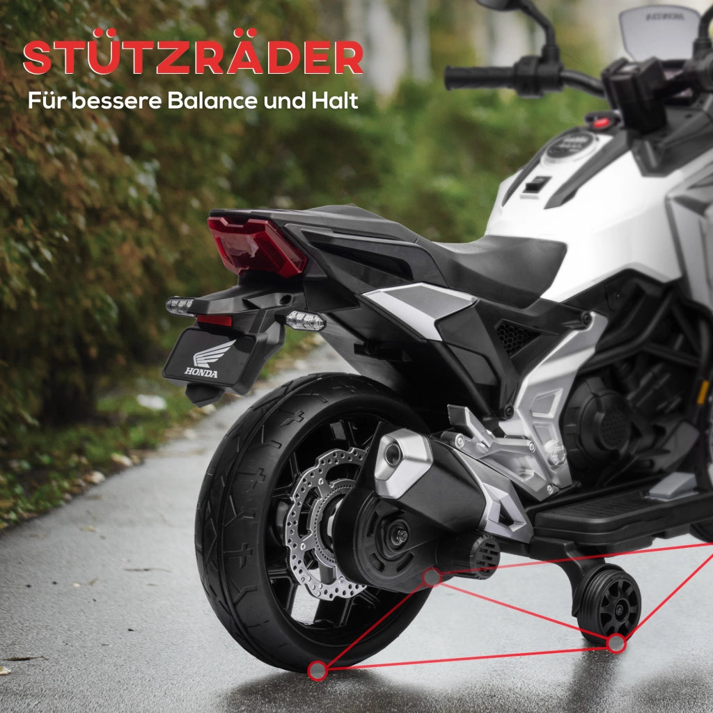 Moto elettrica per bambini ¨C zephmum ¨C Bianco