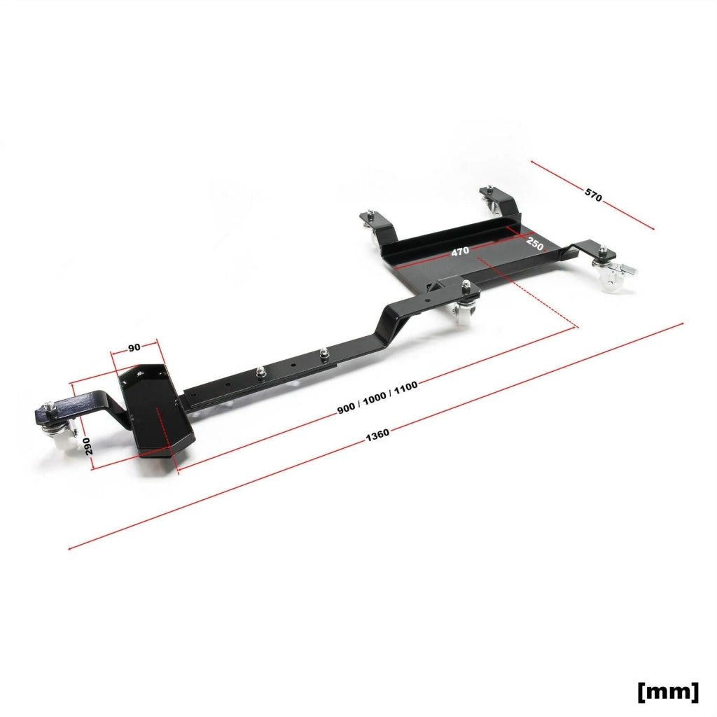 Ausilio per le manovre della moto portapacchi per moto cavalletto laterale 360 kg max. 16_0002532