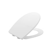 Gedy 40040200200 Topazio Sedile WC Universale con Chiusura Rallentata Soft Close e Sgancio Facile in Resine Termoindurenti Acciaio Inox e Nylon colore Bianco