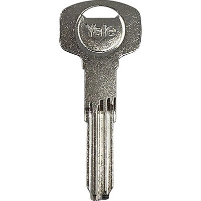 CHIAVE PUNZONATA YALE 016P106 ORIGINALE - OTTONE NICHELATO- 5 pezzi