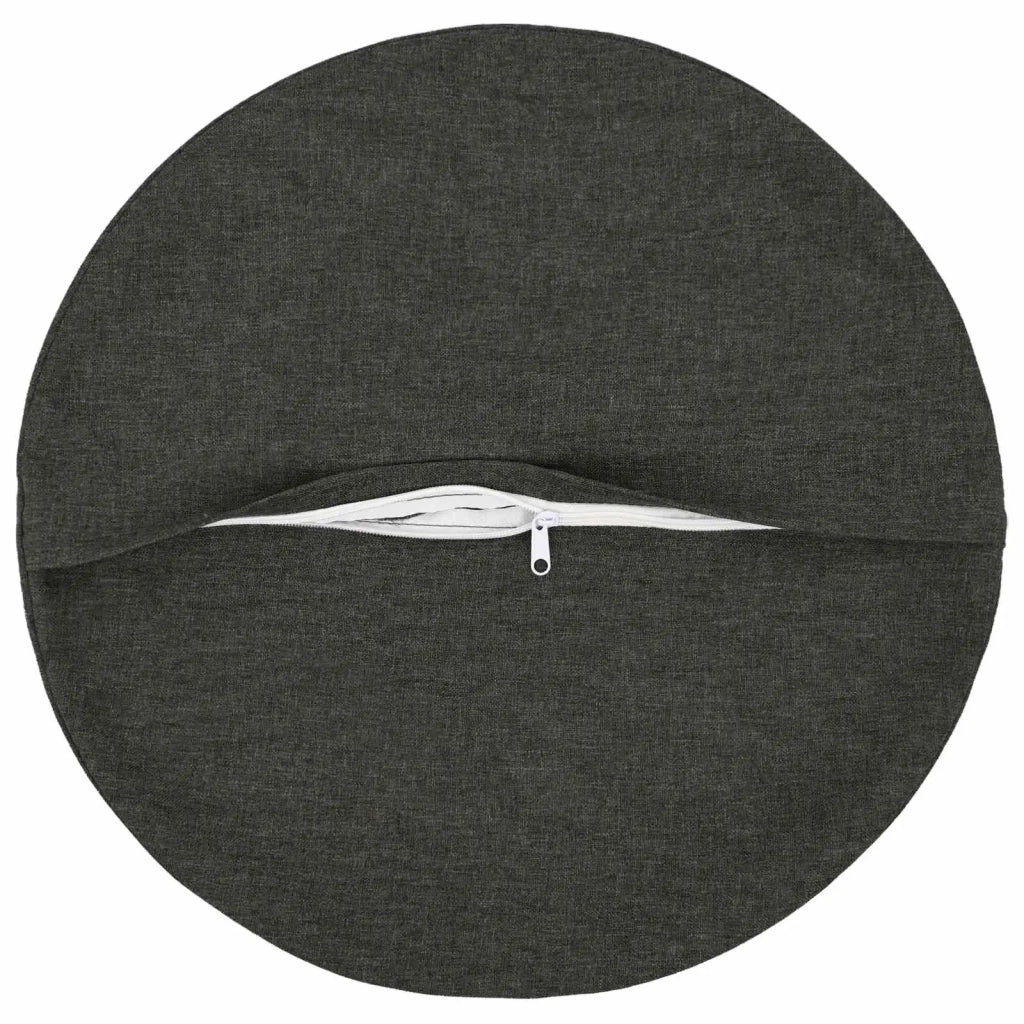 Federa 2 pcs HEERLEN Grigio Scuro Ø 40 cm 922179