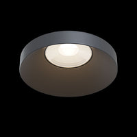 Faretto da incasso Downlight in Alluminio Kappell Nero